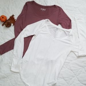 2 Lightweight Long Sleeve Shirts